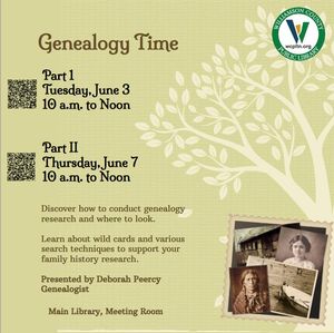 Genealogy Time- Part